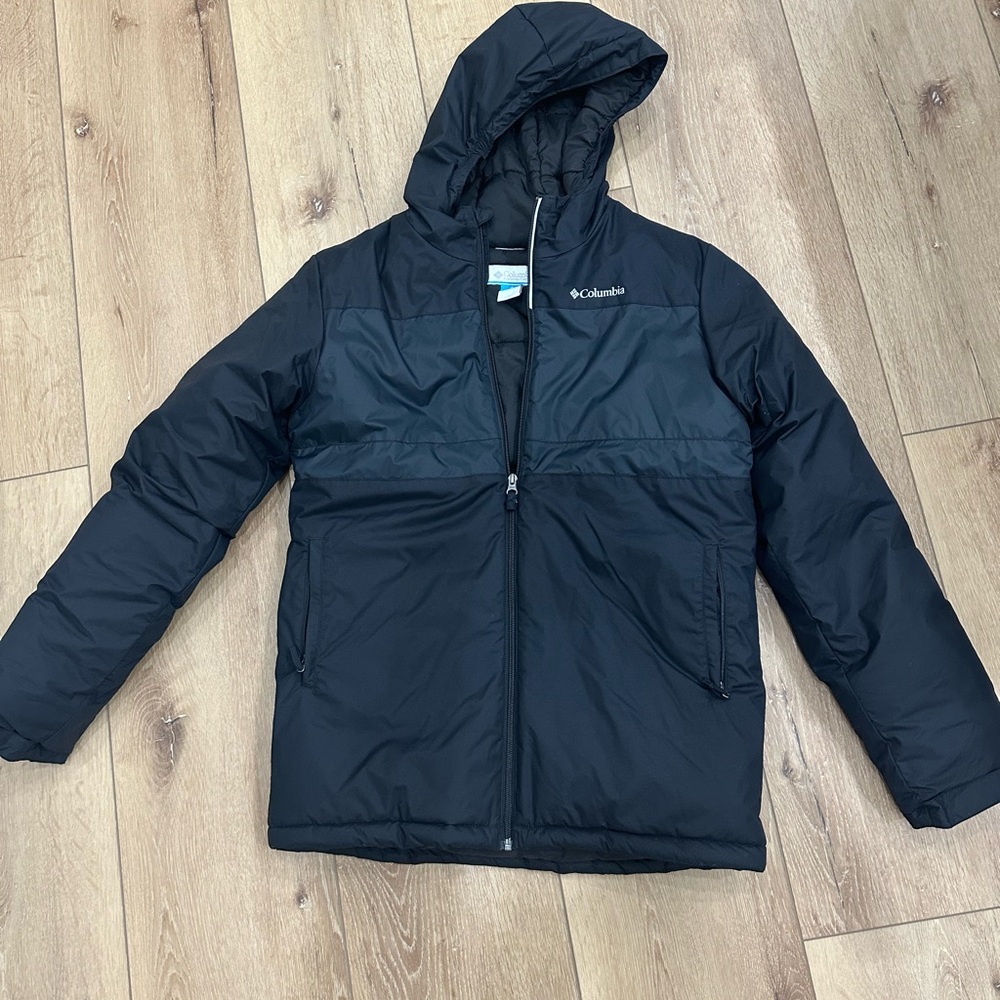 Columbia Kids Charcoal Puffer Jacket
